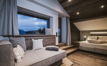 Top of M Suite mit Sauna im Design Hotel Margarethenstein
