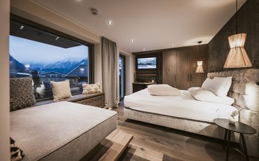 Panorama Restaurant Hotel Margarethenstein Weitblick Suite im Design Hotel Margarethenstein im Salzburger Land