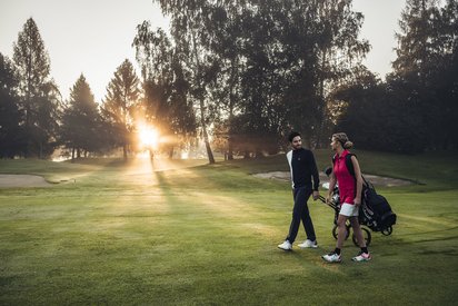 Morgenstimmung am Golfplatz in Zell am See-Kaprun