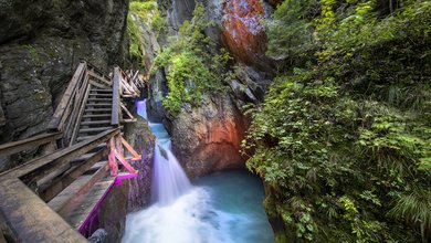 Klammlichter bei der Sigmund Thun Klamm in Kaprun