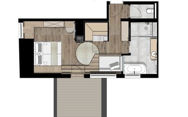 Floor plan for the Top of M in the Margarethenstein